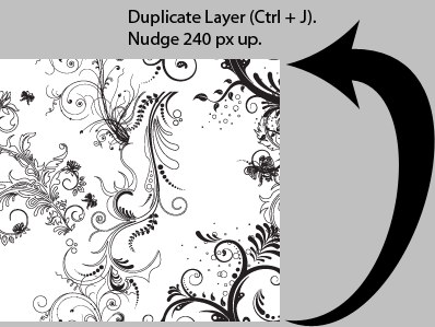 create complex pattern using smart object and nudging