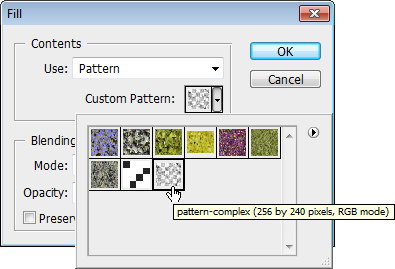 create complex pattern using smart object and nudging