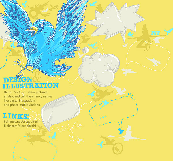 How to Create a One-of-a-Kind Twitter Background in Photoshop